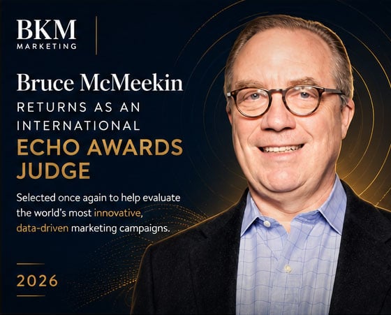 BKM Marketing Blog Echo Awards 2026-Judge Bruce McMeekin Headshot