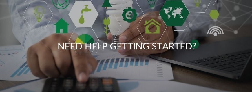 Start Sustainable Practices | Working On Computer | BKM Marketing