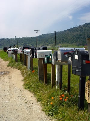 Direct Mail mailboxes